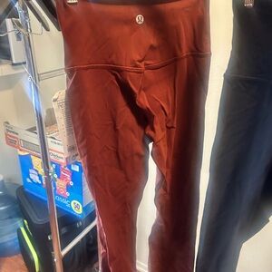 lululemon athletica Cropped Pants in Red and Black